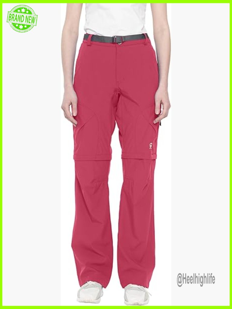 Women's Convertible Hiking Pants Quick Dry Zip Off Shorts Lightweight